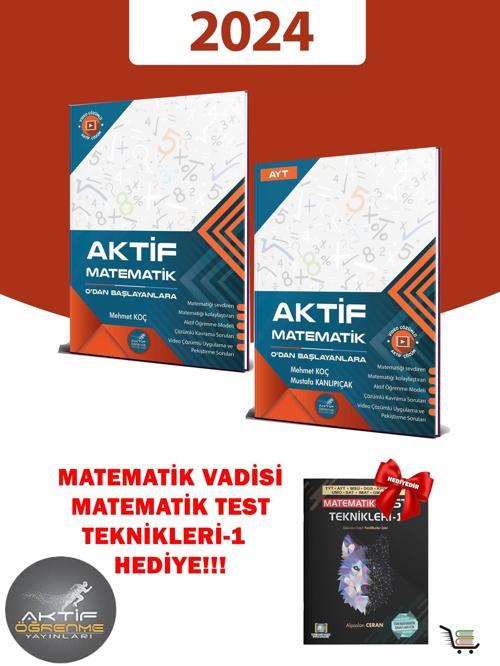AYT-TYT Aktif matematik Sıfırdan Başlayanlara + Matematik Test Teknikleri