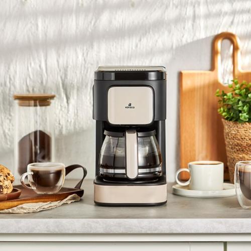 Just Coffee Aroma 2 In 1 Filtre Kahve Ve Çay Demleme Makinesi Bej