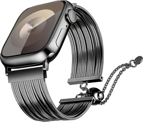 Watch 10 46Mm Klfs Krd-137 Metal Hasır Kordon - Siyah