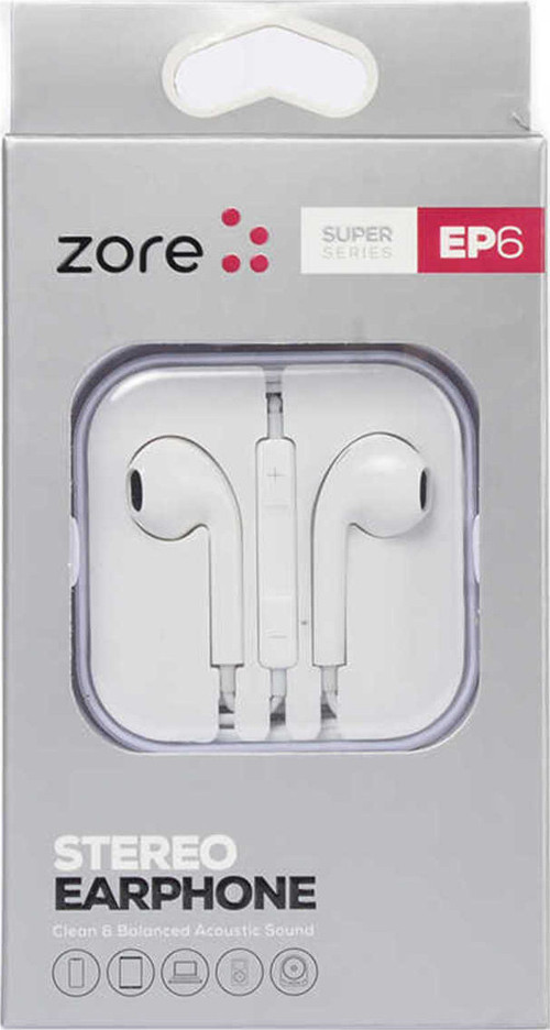 Zore Ep6 Süper Seri 3.5Mm Kulaklık - Beyaz