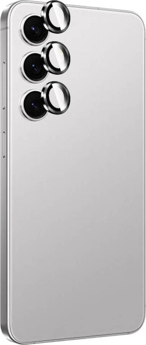 Galaxy S24 Klfs Titanium Premium Thtterli Kamera Lens Koruyucu-Gri