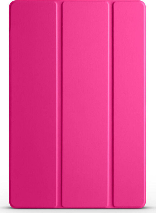 Galaxy Tab A9 Plus Uyumlu Klfs Smart Cover Standlı 1-1 Kılıf-Pembe Koyu