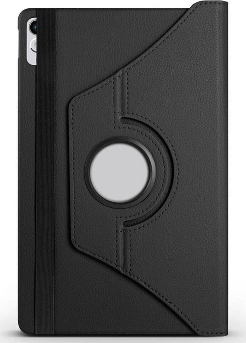 Lenovo Tab P11 11.5 (2.Nesil) Tb350Uf Uyumlu Klfs Dönebilen Standlı Kılıf-Siyah