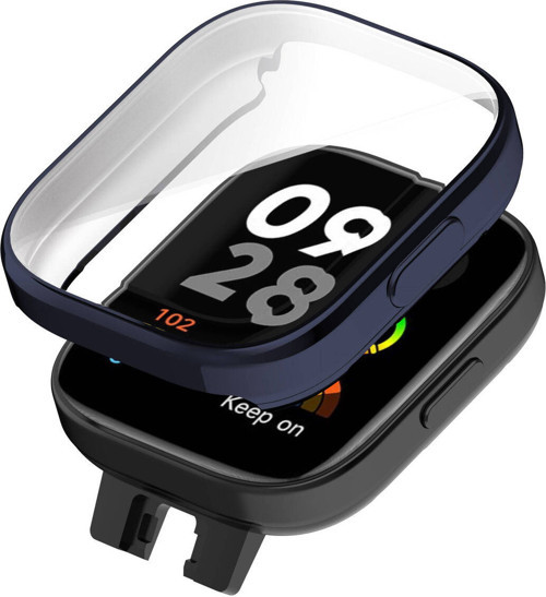 Redmi Watch 3 360 Derece Korumalı Kasa Ve Ekran Koruyucu Klfs Watch Gard 30 - Lacivert