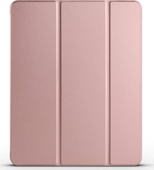 İpad Air 13 2025 M3 Klfs Smart Cover Kalem Bölmeli Standlı 1-1 Kılıf - Rose Gold