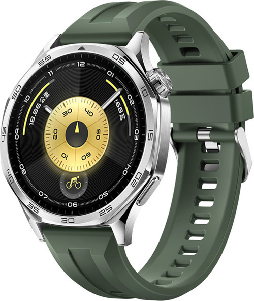 Gear S3 Klfs Krd-148 22Mm Silikon Kordon - Koyu Yeşil