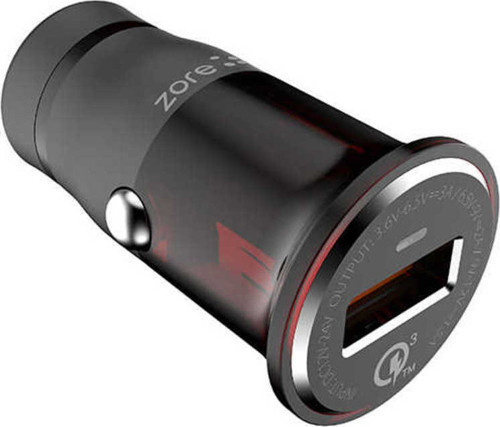 Klfs Zr-C304Q Micro Araç Şarj Seti - Siyah