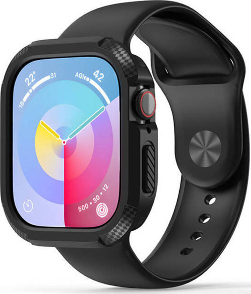Watch 10 46Mm Silikon Tpu Kasa Koruyucu Klfs Watch Gard 17 - Siyah