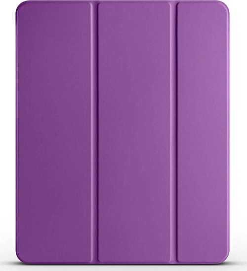 İpad Air 13 2025 M3 Klfs Smart Cover Kalem Bölmeli Standlı 1-1 Kılıf - Mor