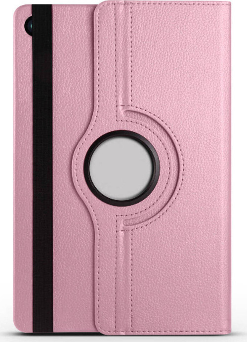 Galaxy Tab A9 Plus Uyumlu Klfs Dönebilen Standlı Kılıf-Pembe