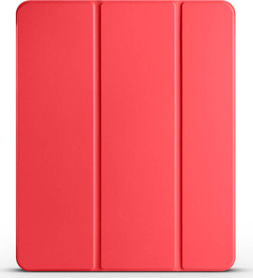İpad Air 11 2025 M3 Klfs Smart Cover Kalem Bölmeli Standlı 1-1 Kılıf - Kırmızı