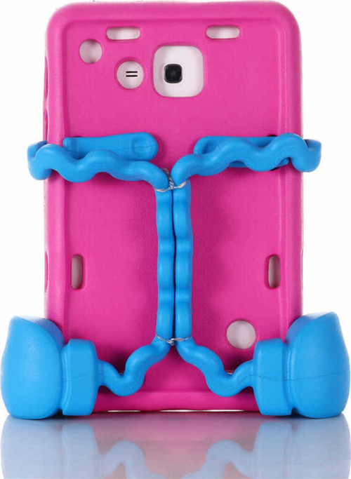 Galaxy Tab 4 7.0 T230 Klfs Eva Boxer Tablet Silikon - Pembe Koyu