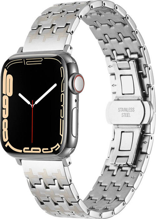 Watch 38Mm Uyumlu Krd-86 Metal Klfs Kordon-Gümüş