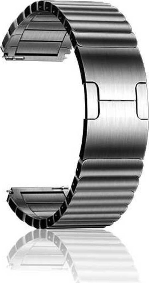 Galaxy Watch 46Mm Uyumlu Krd-35 22Mm Metal Klfs Kordon-Gri