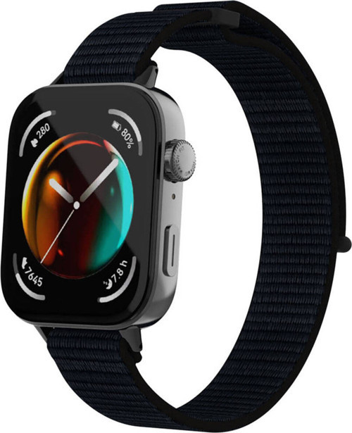 Huawei Watch Fit 3 Klfs Krd-03 Hasır Kordon-Siyah