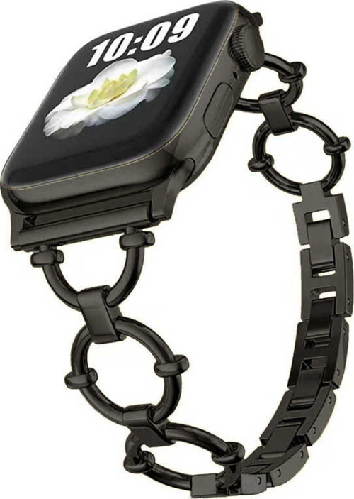 Watch 40Mm Uyumlu Krd-56 Metal Klfs Kordon-Siyah