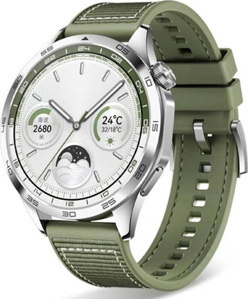 Galaxy Watch 46Mm Uyumlu Klfs- Krd-102 22Mm Silikon Kordon-Yeşil