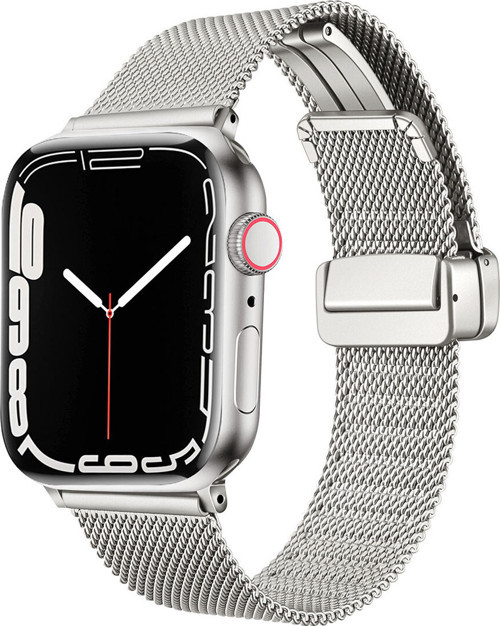Watch 7 45Mm Uyumlu Krd-85 Metal Klfs Kordon-Gümüş