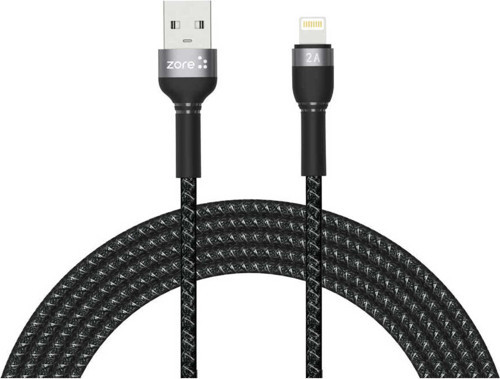 Siyah Shira Serisi Lightning Usb Kablo 3 Metre-Klfs