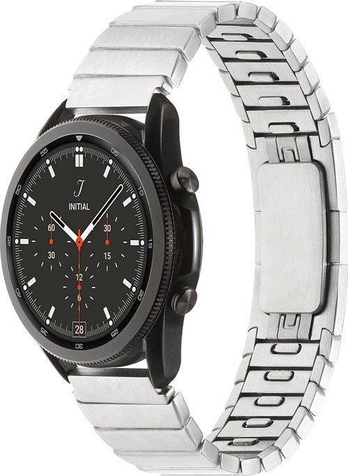 Huawei Gt2 46Mm Uyumlu Krd-82 22Mm Metal Klfs Kordon-Gümüş
