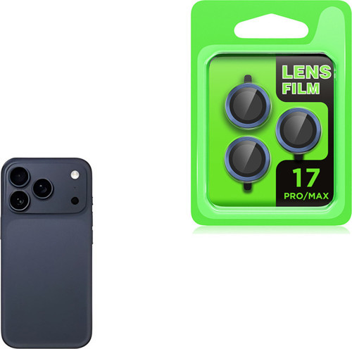 İphone 17 Pro Zore Cl-07 Kamera Lens Koruyucu - Lacivert