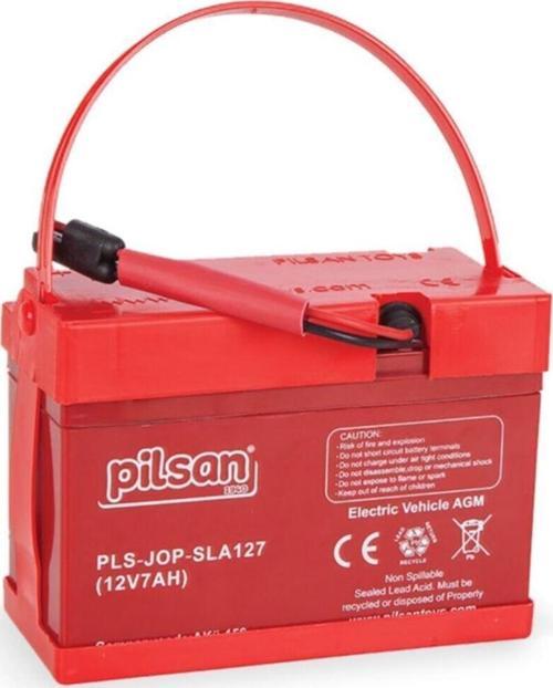 12 VOLT 7 AMPER AKÜLÜ ARABA AKÜSÜ 12 V 7 A ORJİNAL PİLSAN AKÜ