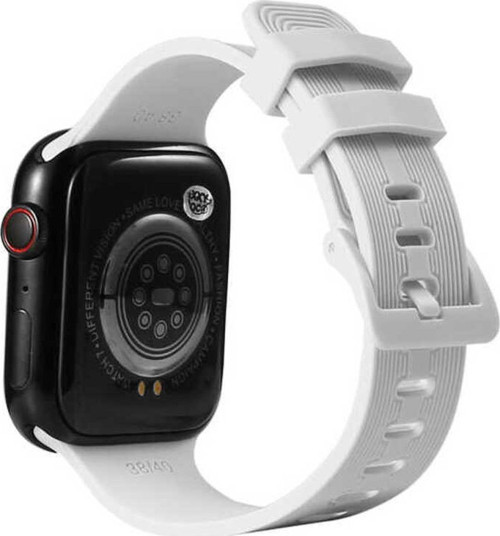Watch 38Mm Krd-23 Uyumlu Klfs Kordon-Beyaz