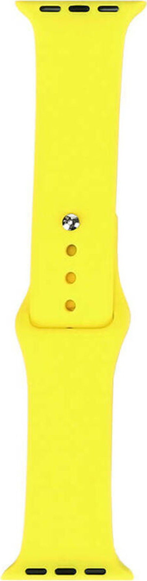 Watch 38Mm Band Serisi Klasik Kordon Silikon Strap Kayış-Sarı