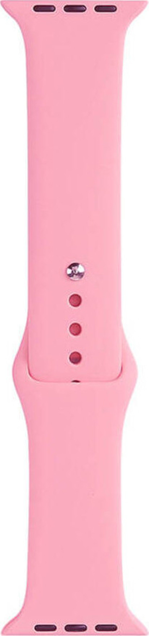 Watch 38Mm Band Serisi Klasik Kordon Silikon Strap Kayış-Pembe