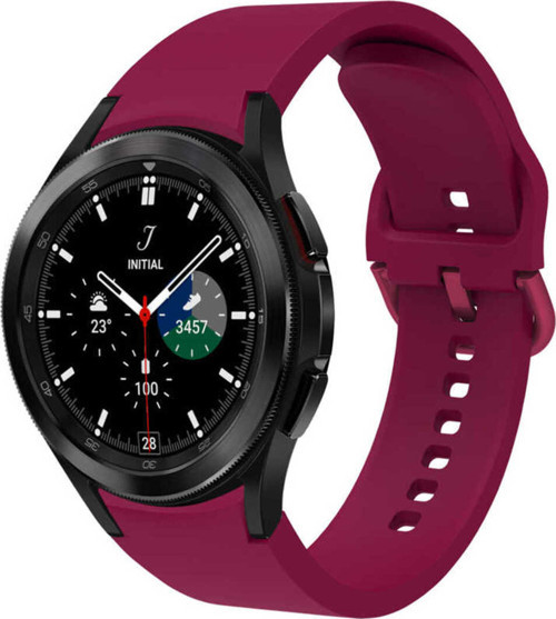 Galaxy Watch 4 Classic 42Mm Krd-50 Uyumlu Klfs Kordon-Mürdüm