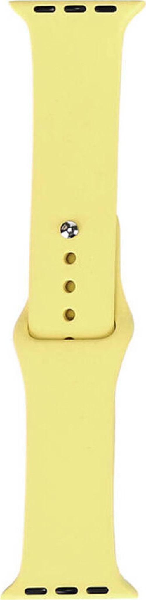 Watch 38Mm Band Serisi Klasik Kordon Silikon Strap Kayış-Açık Sarı