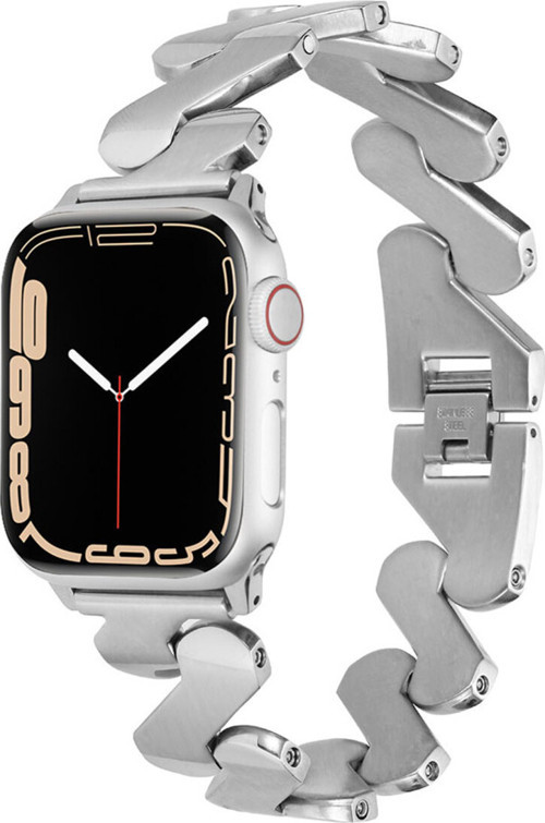 Watch 38Mm Kordon Uyumlu Krd-80 Metal Strap Kayış Klfs- Gümüş