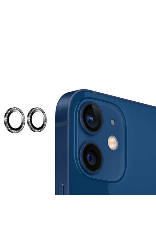 İphone 12 Uyumlu Klfs Cl-06 Kamera Koruyucu-Siyah
