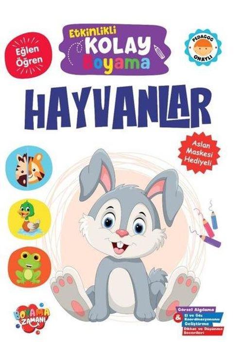 Hayvanlar - Etkinlikli Kolay Boyama