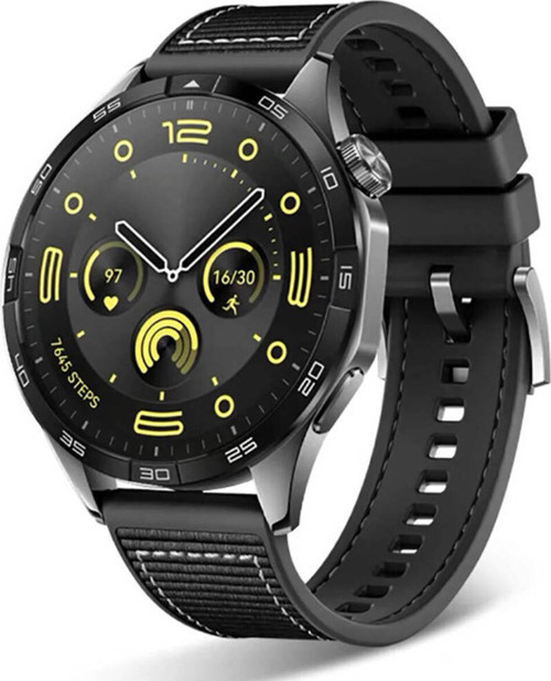 Galaxy Watch 46Mm Uyumlu Klfs- Krd-102 22Mm Silikon Kordon-Siyah
