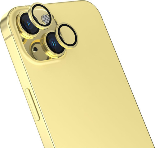 İphone 15 Uyumlu Klfs Cl-13 Kamera Koruyucu-Sarı