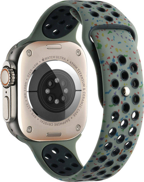 Watch 44Mm Kordon Yeni Seri 2023 Krd-02 Uyumlu Strap Kayış Klfs- Haki