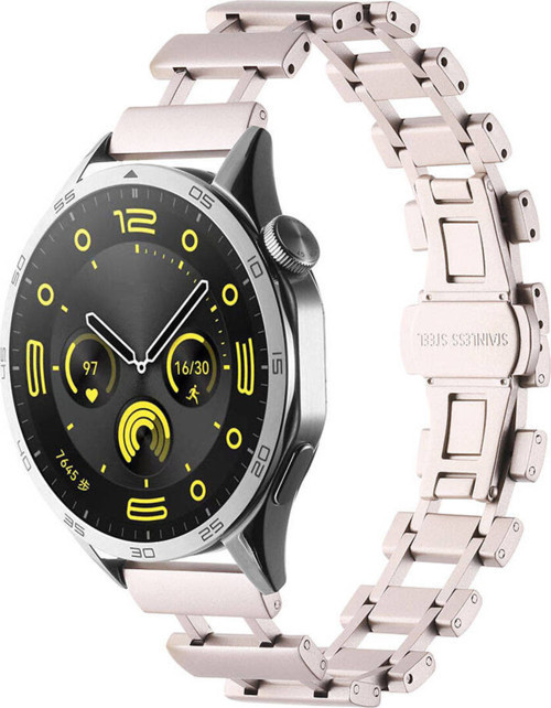 Galaxy Watch 46Mm Uyumlu Klfs- Krd-96 22Mm Metal Kordon-Starlight