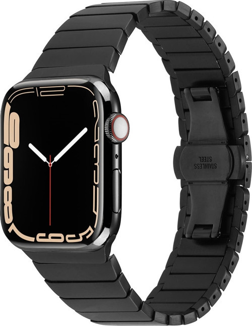 Watch 42Mm Kordon Uyumlu Krd-79 Metal Strap Kayış Klfs- Siyah