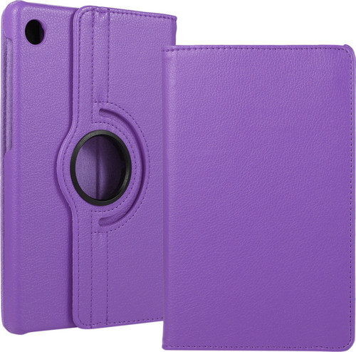 Lenovo Tab M10 Tb-328F 3. Jenerasyon Uyumlu Klfs Dönebilen Standlı Kılıf-Mor