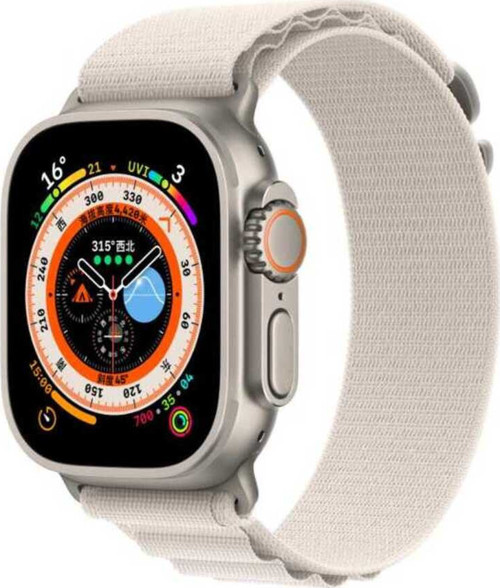 Watch 42Mm Uyumlu Krd-74 Hasır Klfs Kordon-Beyaz