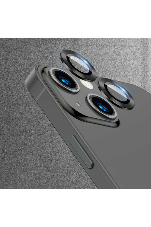 İphone 13 Mini Uyumlu Klfs Cl-07 Kamera Koruyucu-Siyah