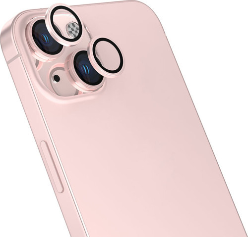 İphone 15 Uyumlu Klfs Cl-13 Kamera Koruyucu-Pembe