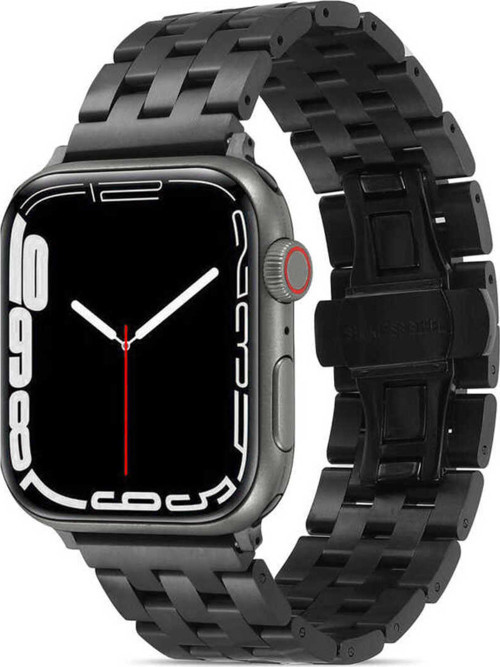 Watch 7 41Mm Uyumlu Krd-20 Metal Klfs Kordon-Siyah