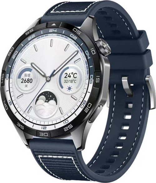 Galaxy Watch 46Mm Uyumlu Klfs- Krd-102 22Mm Silikon Kordon-Mavi