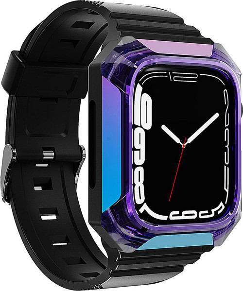 Watch 40Mm Uyumlu Krd-88 Sert Pc Kasa Koruyuculu Uyumlu Klfs Kordon-Mor