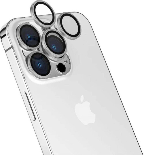 İphone 15 Pro Max Uyumlu Klfs Cl-15 Parmak İzi Bırakmayan Anti-Refcloive Kamera Koruyucu-