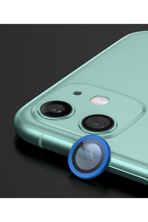 İphone 11 Uyumlu Klfs Cl-07 Kamera Koruyucu-Lacivert