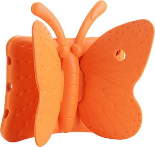 İpad Mini 1. Nesil Uyumlu Klfs Butterfly Standlı Tablet Kılıf-Turuncu