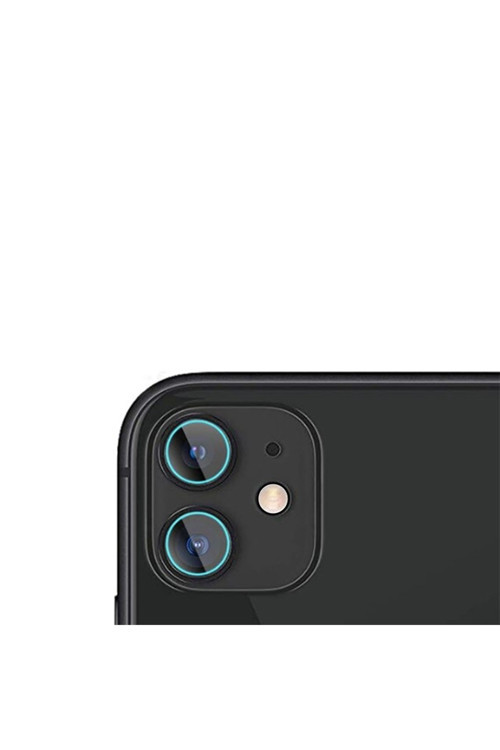 İphone 12 Mini Uyumlu Klfs Kamera Koruyucu Cam Film-Renksiz